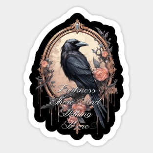 Dark Raven Sticker